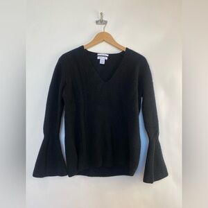 Nordstrom‎ Signature Cashmere V-neck Bell Sleeves Size Large